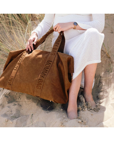 CHILDHOME DIDELIS MAMOS REIKMENŲ KREPŠYS MOMMY BAG SIGNATURE PRESTIGE HAZELNUT
