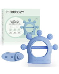 MOMCOZY Silikoninis Kramtukas Kūdikiams - Mėlynas