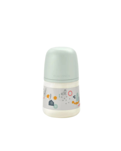 SUAVINEX ANTI-COLIC buteliukas su lėtos srovės fiziologiniu žinduku