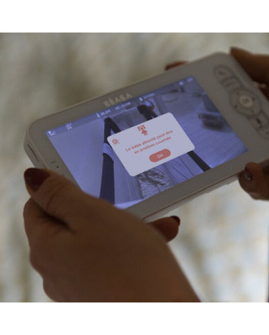 BEABA ZEN SMART AI VIDEO KŪDIKIO STEBĖJIMO MONITORIUS, WHITE