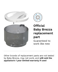 BABY BREZZA PRO ADVANCE PIENO MILTELIŲ TALPA SU DANGČIU, CHARCOAL