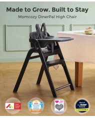 MOMCOZY DinerPal: Universali Maitinimo Kėdutė ir Mokymosi Bokštelis