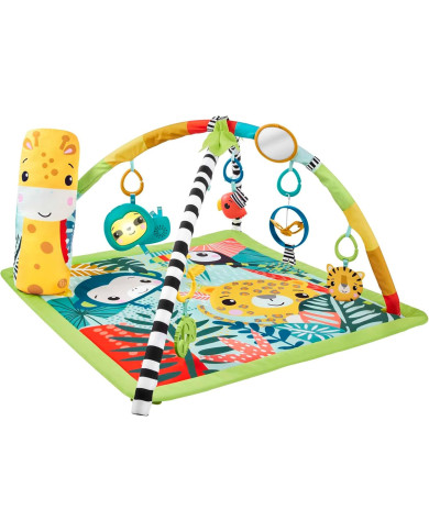 Fisher-Price 3-in-1 Rainforest Sensorinis Lavinamasis Kilimėlis