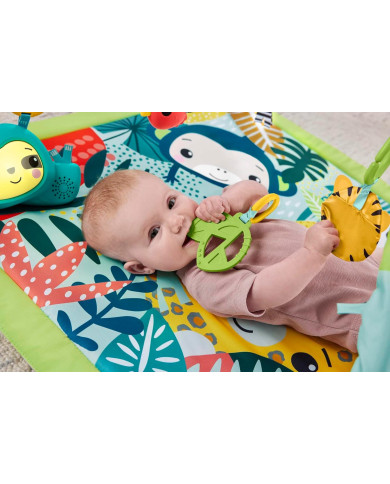 Fisher-Price 3-in-1 Rainforest Sensorinis Lavinamasis Kilimėlis