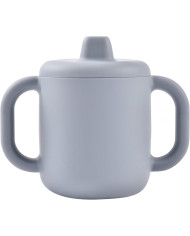 BEABA Silikoninis 2-in-1 Mokomasis Puodelis, Pebble