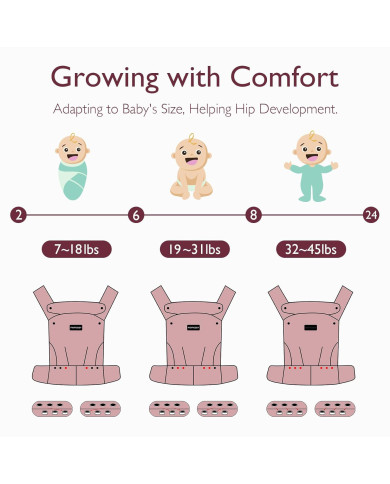 MOMCOZY Ergonominė Kūdikio Nešioklė - Leopardas