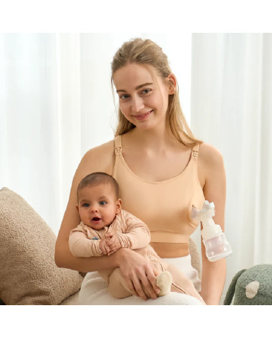 MOMCOZY ELEKTRINIO PIENTRAUKIO LAISVŲ RANKŲ LIEMENĖLĖ, L DYDIS, KŪNO SPALVOS YN08