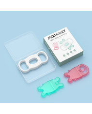 MOMCOZY VANDENIU UŽPILDOMAS ŠALDANTIS KŪDIKIO KRAMTUKAS PINK/GREEN