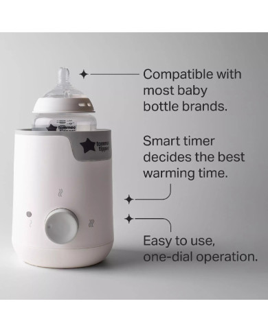 TOMMEE TIPPEE BUTELIUKŲ IR MAISTO ŠILDYTUVAS EASIWARM, BALTAS