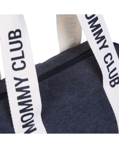 CHILDHOME MOMMY CLUB MAMOS KREPŠYS, SIGNATURE CANVAS BLACK