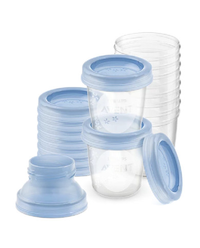 PHILIPS AVENT VIA indeliai motinos pienui ir maistui laikyti