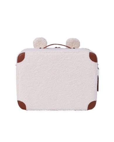 CHILDHOME MINI TRAVELLER VAIKIŠKAS LAGAMINĖLIS, TEDDY OFF WHITE