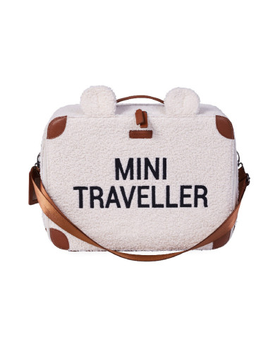 CHILDHOME MINI TRAVELLER VAIKIŠKAS LAGAMINĖLIS, TEDDY OFF WHITE