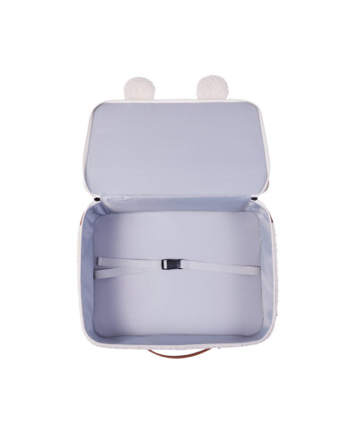 CHILDHOME MINI TRAVELLER VAIKIŠKAS LAGAMINĖLIS, TEDDY OFF WHITE
