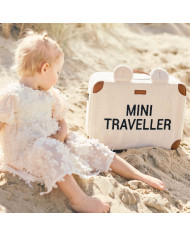CHILDHOME MINI TRAVELLER VAIKIŠKAS LAGAMINĖLIS, TEDDY OFF WHITE