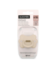 SUAVINEX COLOUR ESSENCE BUTTERFLY FIZIOLOGINIUS ČIULPTULAS SX PRO, 6-18 MĖN., BEIGE