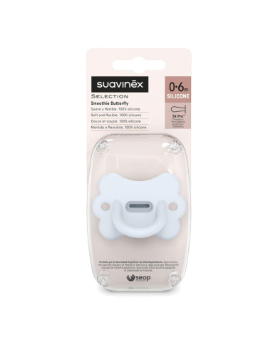 SUAVINEX COLOUR ESSENCE BUTTERFLY FIZIOLOGINIUS ČIULPTULAS SX PRO, 0–6 MĖN., BLUE