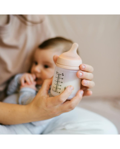 SUAVINEX ZERO ZERO ANTI-COLIC BUTELIUKAS SU LĖTOS SROVĖS ŽINDUKU, 180ML, NUO +0 MĖN., MEDIUM
