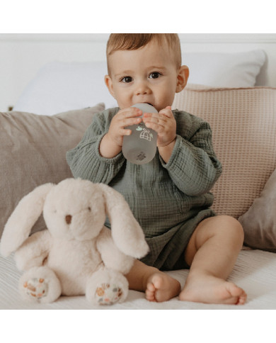 SUAVINEX BABY COLOGNE DOVANŲ RINKINYS: KVAPUSIS VANDUO KŪDIKIAMS 100 ML IR 50 ML, PLIUŠINIS ZUIKUTIS