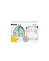SUAVINEX BABY COLOGNE DOVANŲ RINKINYS MEMORIES: KVAPUSIS VANDUO KŪDIKIAMS 100 ML IR 50 ML, PLIUŠINIS ZUIKUTIS
