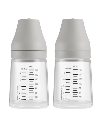 SPECTRA 2 VNT. PP BUTELIUKŲ RINKINYS, 160 ML, SU S DYDŽIO ŽINDUKU, CREAM VANILLA
