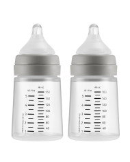 SPECTRA 2 VNT. PP BUTELIUKŲ RINKINYS, 160 ML, SU S DYDŽIO ŽINDUKU, CREAM VANILLA