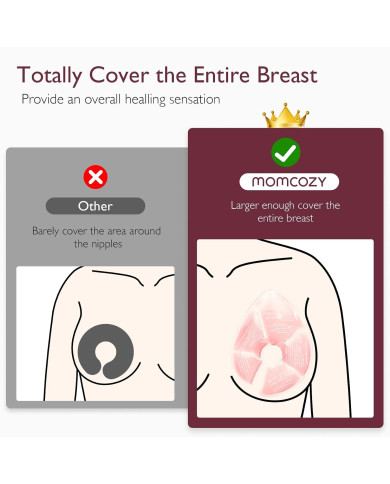 MOMCOZY Daugkartiniai Šildomieji ir Šaldomieji Kompresai Krūtims