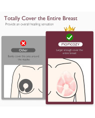 MOMCOZY Daugkartiniai Šildomieji ir Šaldomieji Kompresai Krūtims