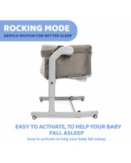 CHICCO NEXT2ME MAGIC EVO Lopšiukas Beige - Komfortas ir Saugumas