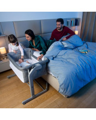 CHICCO NEXT2ME MAGIC EVO Lopšiukas Beige - Komfortas ir Saugumas
