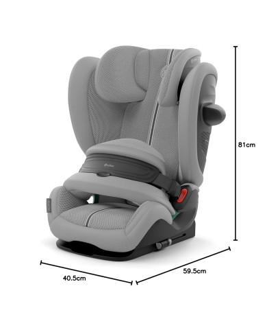 CYBEX PALLAS G2 I-FIX PLUS Kėdutė 9–36 kg, Stone Grey