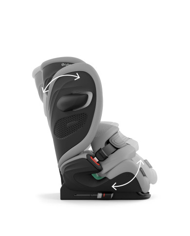 CYBEX PALLAS G2 I-FIX PLUS Kėdutė 9–36 kg, Stone Grey