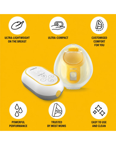 Medela Freestyle Mini Pakraunamas Elektrinis Pientraukis - Hands-Free