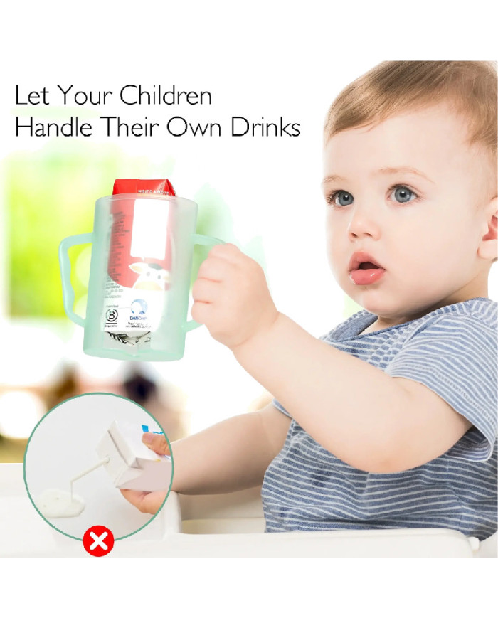 MOMCOZY KŪDIKIŲ MAISTO TYRELĖS PAKUOTĖS LAIKIKLIS, ŽALIAS