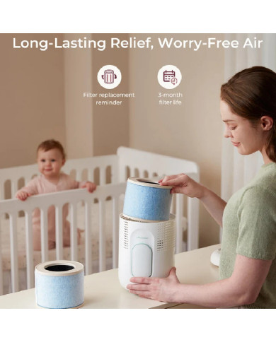 MOMCOZY KŪDIKIO KAMBARIO ORO VALYTUVAS COZYBREATH
