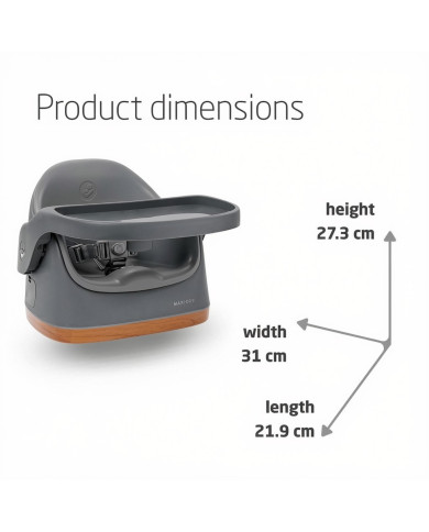 MAXI-COSI JAY 2-IN-1 Maitinimo Kėdutė - Elegance Graphite