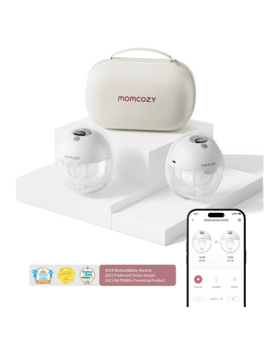 MOMCOZY dvigubas išmanusis pientraukis M5, valdomas programėle