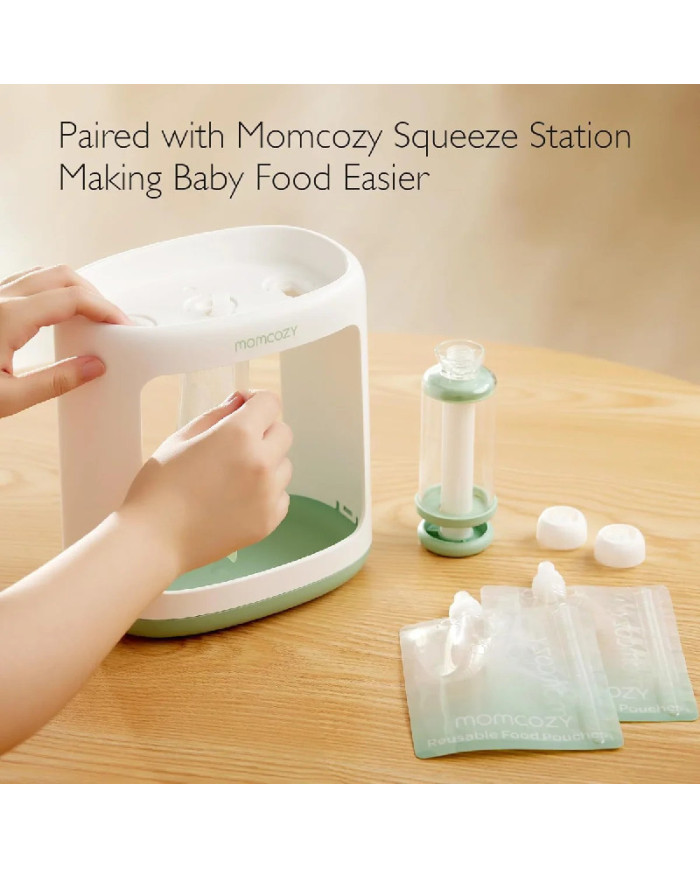 MOMCOZY DAUGKARTINIAI KŪDIKIŲ MAISTO MAIŠELIAI, 200 ML, 10 VNT.