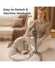 MOMCOZY 2-IN-1 ELEKTRINĖ SŪPYNĖ-KĖDUTĖ NUO GIMIMO IKI 30 KG