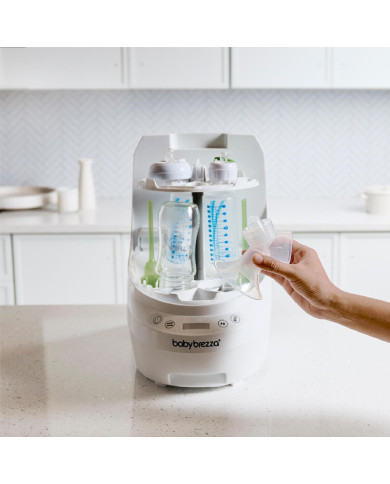 BABY BREZZA BUTELIUKŲ PLOVYKLA WASHER PRO SU STERILIZAVIMO IR DŽIOVINIMO FUNKCIJA, BALTA