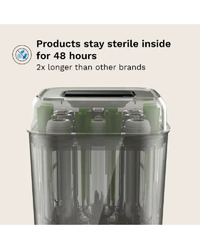 BABY BREZZA ITIN GREITAS 10 MIN. STERILIZATORIUS-DŽIOVINTUVAS SUPERQUICK, NERŪDYJANČIO PLIENO