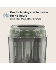 BABY BREZZA ITIN GREITAS 10 MIN. STERILIZATORIUS-DŽIOVINTUVAS SUPERQUICK, NERŪDYJANČIO PLIENO
