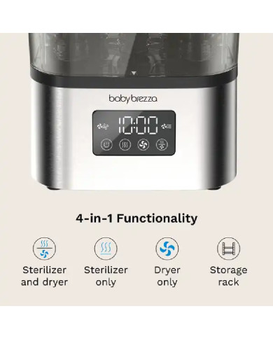 BABY BREZZA ITIN GREITAS 10 MIN. STERILIZATORIUS-DŽIOVINTUVAS SUPERQUICK, NERŪDYJANČIO PLIENO