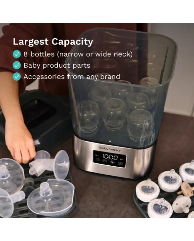 BABY BREZZA ITIN GREITAS 10 MIN. STERILIZATORIUS-DŽIOVINTUVAS SUPERQUICK, NERŪDYJANČIO PLIENO