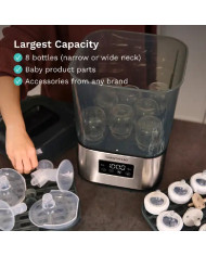 BABY BREZZA ITIN GREITAS 10 MIN. STERILIZATORIUS-DŽIOVINTUVAS SUPERQUICK, NERŪDYJANČIO PLIENO