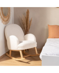 CHILDHOME SUPIMOSI KĖDĖ, TEDDY OFF WHITE
