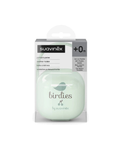 SUAVINEX ČIULPTUKO DĖŽUTĖ, BIRDIES GREEN