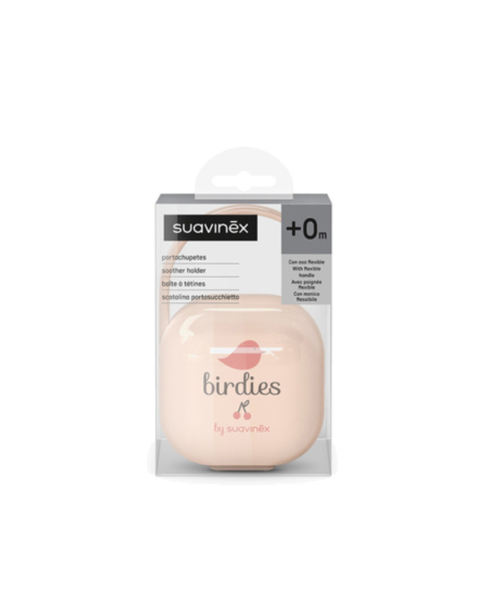 SUAVINEX ČIULPTUKO DĖŽUTĖ, BIRDIES PINK