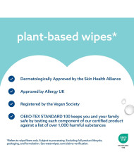 WATERWIPES Sensitive+ drėgnos servetėlės, 100 vnt.
