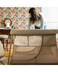BEABA 3 IN 1 KELIONINĖ LOVELĖ MANIEŽAS EAZY SLEEP,  HEATHER CLAY